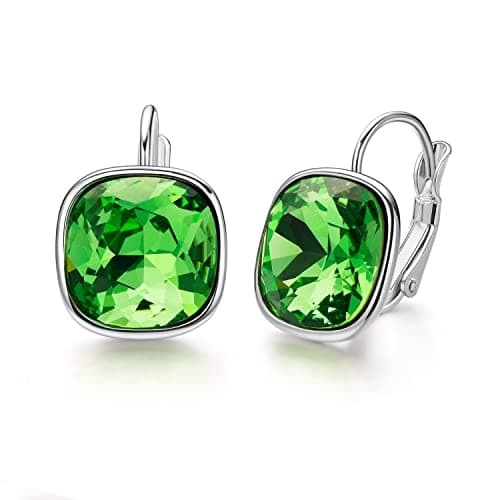 MDFUN Bella Drop Earrings Crystals 18K White Gold Plated Hypoallergenic Dangle Earrings for Women  
MDFUN Bella Drop Ear