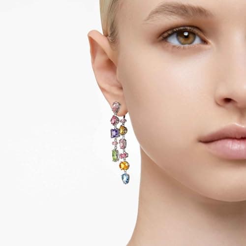 Swarovski Gema Crystal Drop Earrings for Women Evening Parties Jewelery