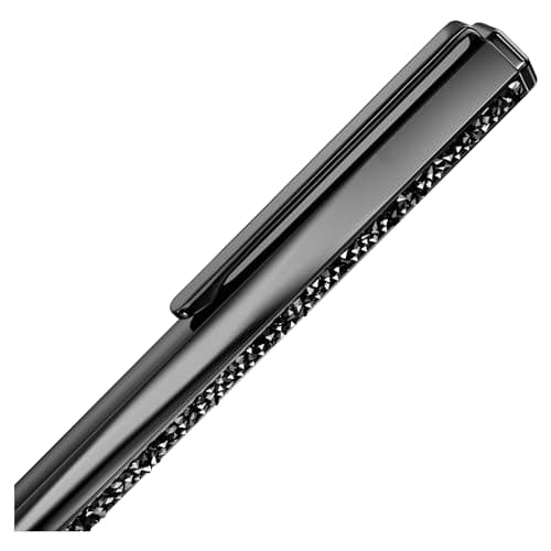 Swarovski Crystal Shimmer Ballpoint Pen - Elegant Black Lacquered Writing Pen for Professional Use at Work and School
|