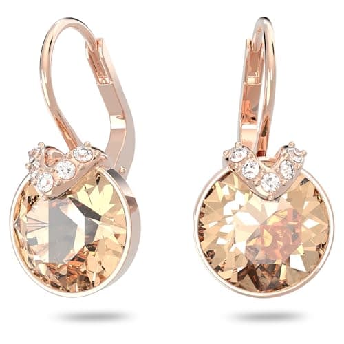 Swarovski Women's Bella V Crystal Pierced Earrings Collection for Fashionable Women on Special Occasions Sparkling Cryst