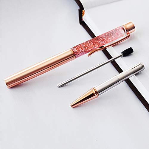 ZZTX Rose Gold Ballpoint Pens For Office Supplies Wedding Birthday Christmas