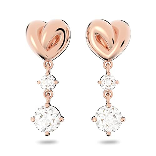 Swarovski Lifelong Heart Jewelry - Rose Gold & Rhodium Tone Necklace, Earrings, and Bracelet  
Swarovski Lifelong Heart