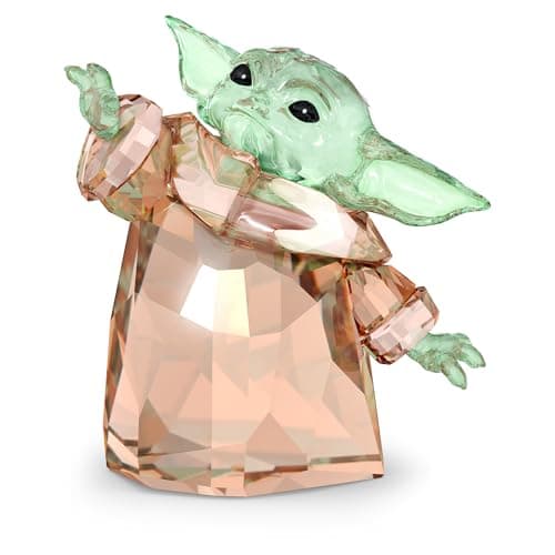 Swarovski Star Wars Master Yoda Crystal Figurine - Vintage Green and Brown Crystals for Star Wars Fans
| Swarovski Star