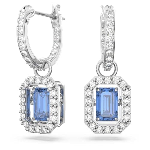 Swarovski Una Blue Rhodium Finish Octagon Cut Zirconia Earrings
| Octagon Cut Swarovski Una Blue Rhodium Finish Earring