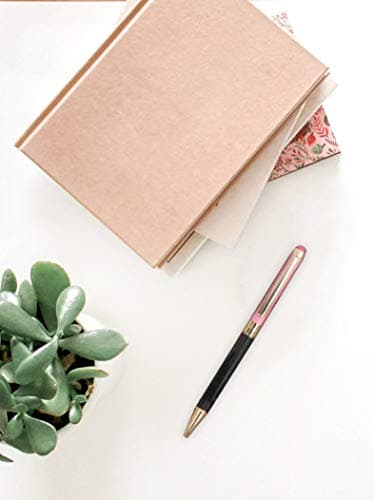 Kate Spade New York Stylus Pen for Touch Screens Colorblock, Metal Ballpoint Touch Screen Stylus with Black Ink and Stor