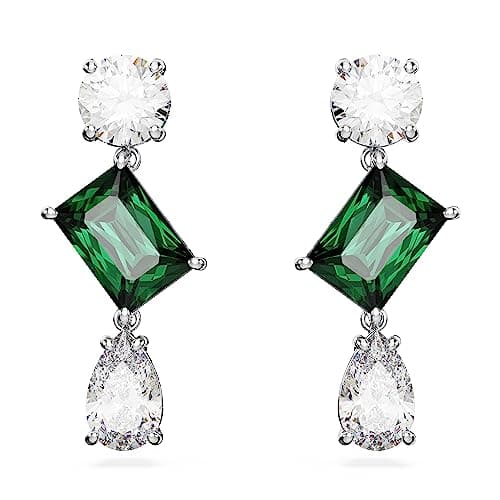 Swarovski Mesmera Drop Earrings for Women Casual Occasions Sparkling Genuine Crystal Earrings 925 Sterling Silver