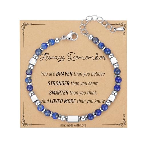 AryaHozel Trendy Tiny Gemstone Beaded Bracelets for Teen Girls Graduation Gifts
| AryaHozel Inspirational Tiny Gemstone