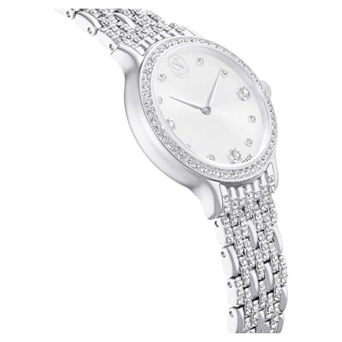 Swarovski Imber Swiss Made Watch for Women Stainless Steel Metal Bracelet Silver Tone