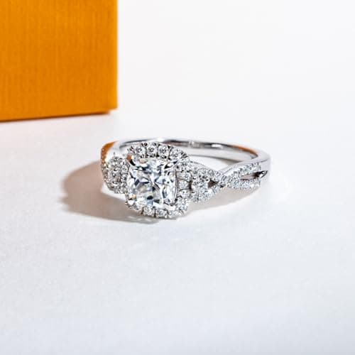 AimiIee Moissanite Engagement Rings for Women with Certificate
| AimiIee Moissanite Engagement Rings 925 Sterling Silve