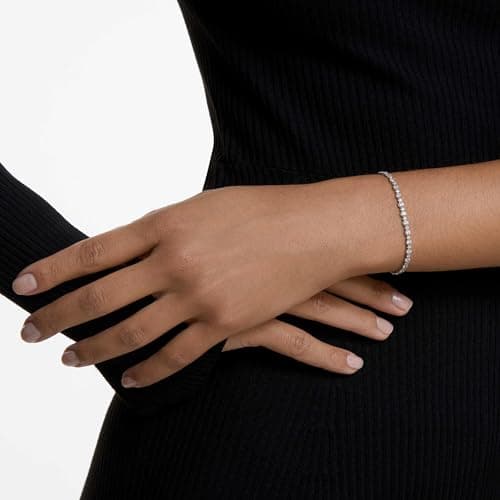 Swarovski Subtle Bracelet Jewelry Clear Crystals for Office Professional Women
| Swarovski Subtle Clear Crystal Bracele
