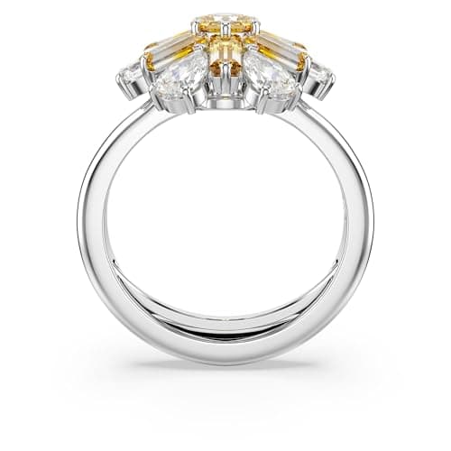 Swarovski Idyllia Cocktail Ring Collection for Women Party Events Sparkling Crystal Design Silver Tone