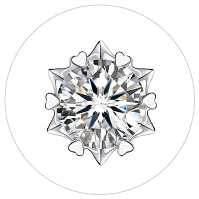 MomentWish Moissanite Earrings, Birthday Gifts for Women, Simulated Diamond Stud Earrings 925 Sterling Silver Jewelry Re