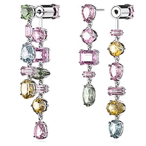 Swarovski Gema Crystal Drop Earrings for Women Evening Parties Jewelery