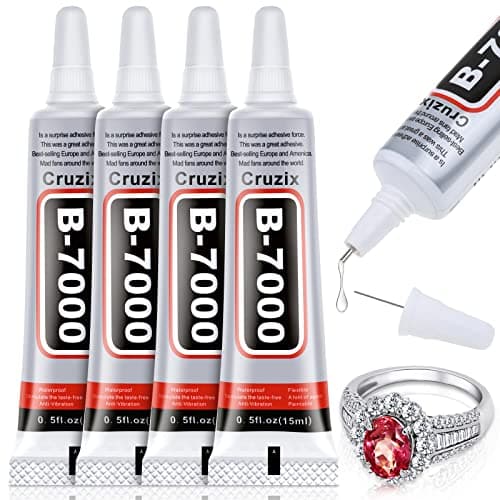 B-7000 Clear Glue for Rhinestone Crafts and Jewelry
| High Viscosity B-7000 Glue for Bead Adhesive and Fabric Gluing
|