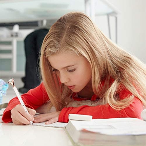 Premium Ballpoint Pens Large Crystal Diamond Pen Bling Metal Office and School Silver/White Rose Polka Dot/Rose Gold 3 P