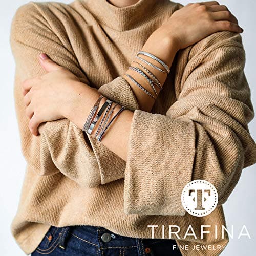 Tirafina Gemstone and Lab-Created White Sapphire Adjustable Bolo Bracelet for Women, Easy-On Easy-Off, Perfect for Casua