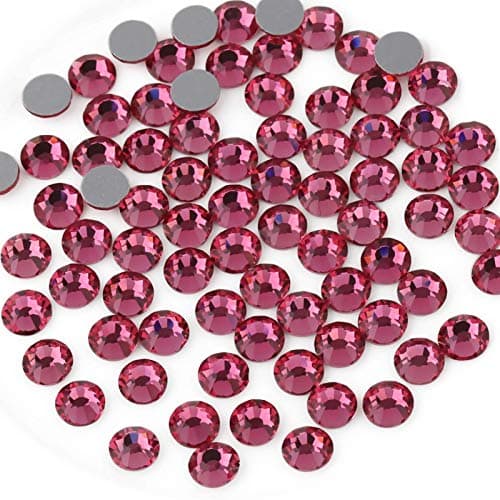 BEADSLAND Crystal Rhinestones Round Gems for Nail Art Craft Glue Fix
| BEADSLAND Flat Back Crystal Rhinestones for Nail