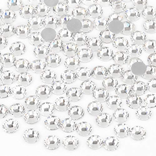 BEADSLAND Crystal Rhinestones Round Gems for Nail Art Craft Glue Fix
| BEADSLAND Flat Back Crystal Rhinestones for Nail