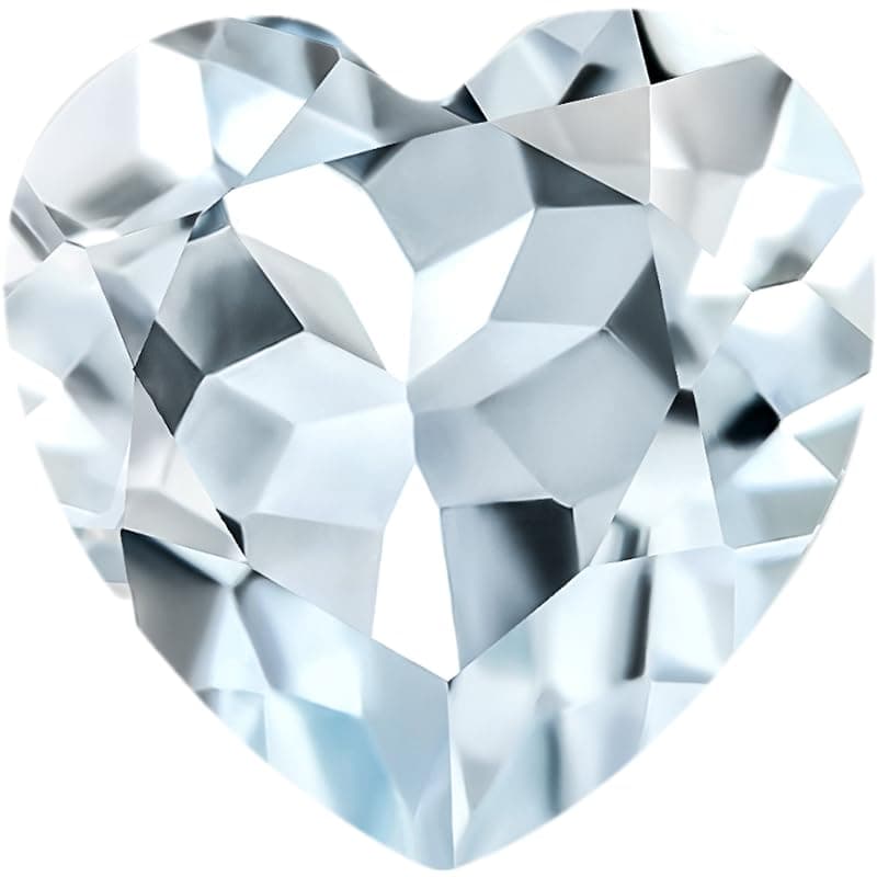 Gem Stone King 925 Sterling Silver Heart Gemstone Ring for Women | White Moissanite Halo | Wedding Anniversary Engagemen