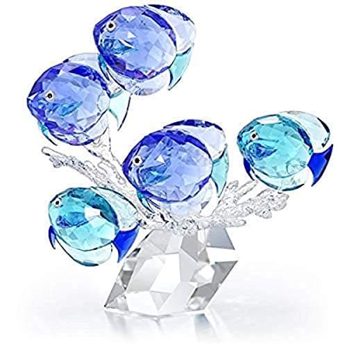 Swarovski 5493705 Crystal Ocean School of Fish Multicoloured: Sparkling Aquarium Ornament for Fish Lovers | Engineered t