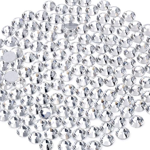 2000PCS SS20/5mm Crystal AB Rhinestones for Crafting DIY Nail Art Makeup Decoration
| Bedazzling Flatback Glass Rhinest