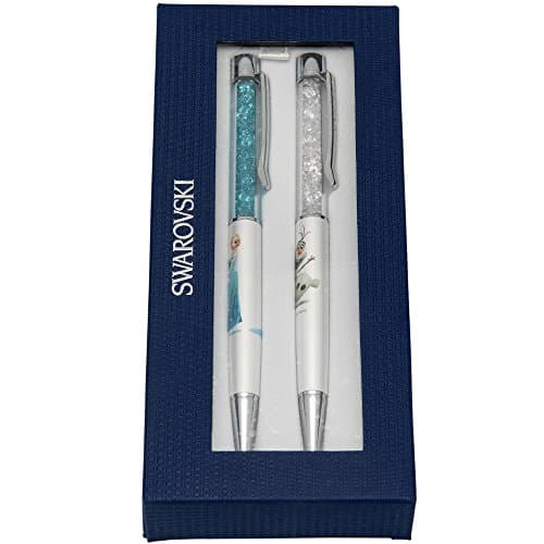 Swarovski Crystal Set Of 2 Limited Edition Stainless Steel Ballpoint Pens for FashionableOffice Enthusiasts
| Swarovski