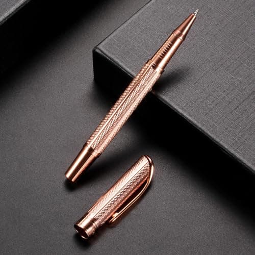 Rollerball Pen Liquid Ink Pens for Women Luxury Box G5 (Rose Gold) Executive Office Birthday Gift