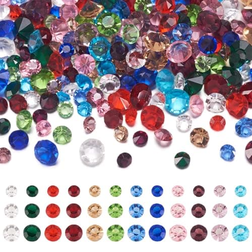 FASHEWELRY Clear Tiny Cubic Zirconia Rhinestone Cabochons for Nail Art Crafting
| FASHEWELRY Clear Faceted Rhinestones