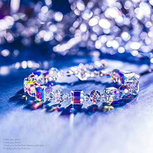 LADY COLOUR Sterling Silver Bracelets for Women Northern Lights Crystals Jewelry Gift
LADY COLOUR Northern Lights Crysta