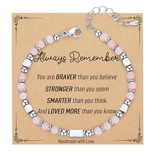 AryaHozel Trendy Tiny Gemstone Beaded Bracelets for Teen Girls Graduation Gifts
| AryaHozel Inspirational Tiny Gemstone