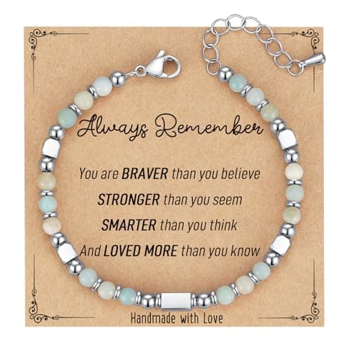 AryaHozel Trendy Tiny Gemstone Beaded Bracelets for Teen Girls Graduation Gifts
| AryaHozel Inspirational Tiny Gemstone