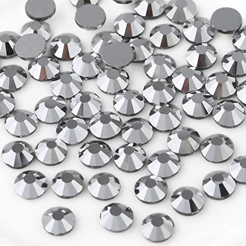 BEADSLAND Crystal Rhinestones Round Gems for Nail Art Craft Glue Fix
| BEADSLAND Flat Back Crystal Rhinestones for Nail