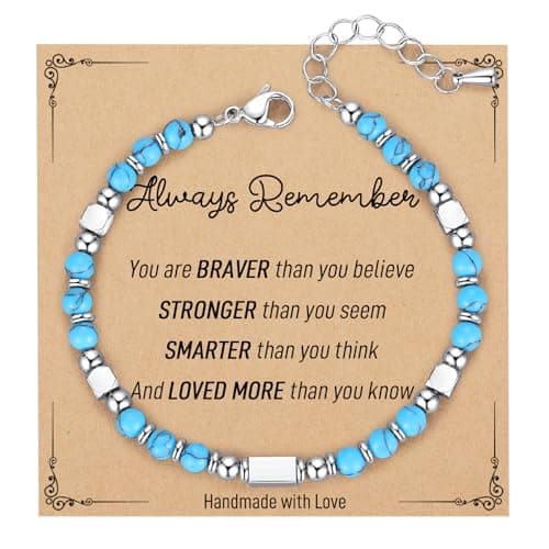 AryaHozel Trendy Tiny Gemstone Beaded Bracelets for Teen Girls Graduation Gifts
| AryaHozel Inspirational Tiny Gemstone