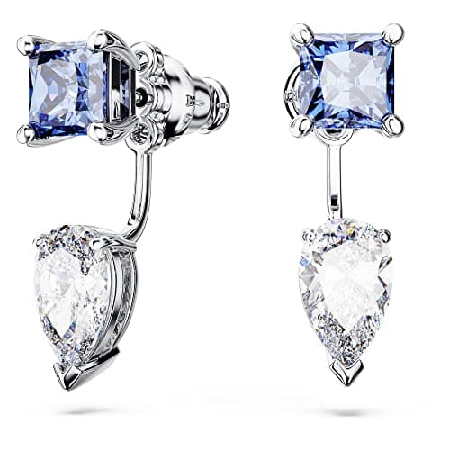 Swarovski Mesmera Drop Earrings for Women Casual Occasions Sparkling Genuine Crystal Earrings 925 Sterling Silver