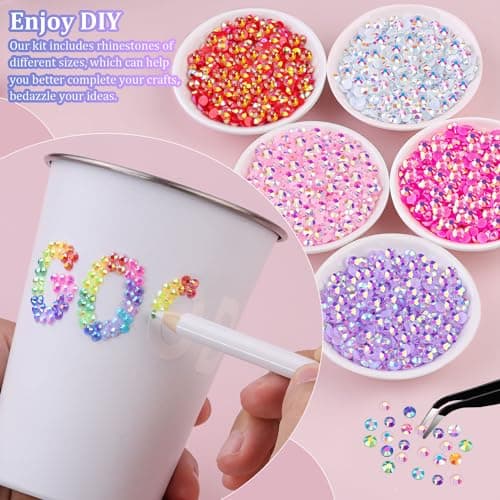 18000 Pcs Resin Jelly Rhinestones for Crafting Multicolor 3mm Flatback Rainbow Gems DIY Jewelry
| 3Pcs 10ml B7000 Jewel
