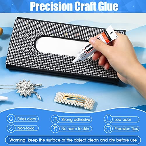B-7000 Clear Glue for Rhinestone Crafts and Jewelry
| High Viscosity B-7000 Glue for Bead Adhesive and Fabric Gluing
|