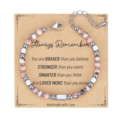 AryaHozel Trendy Tiny Gemstone Beaded Bracelets for Teen Girls Graduation Gifts
| AryaHozel Inspirational Tiny Gemstone