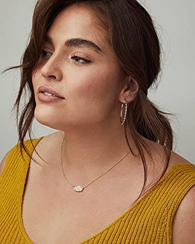 Kendra Scott Elisa Pendant Necklace for Women, Fashion Jewelry, 14k Gold-Plated, Elegant Accessory
| Kendra Scott Elisa