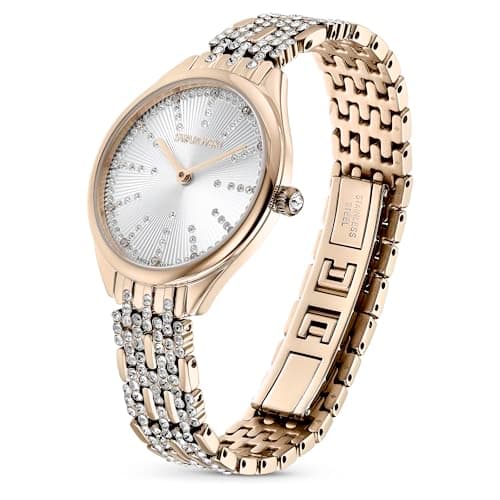 Swarovski Attract Crystal Watch Collection for Women Metal Bracelet Trendy Timepiece Stylish Jewelry