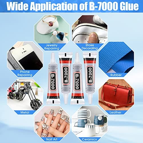 B-7000 Clear Glue for Rhinestone Crafts and Jewelry
| High Viscosity B-7000 Glue for Bead Adhesive and Fabric Gluing
|
