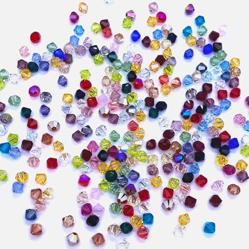 Swarovski Crystal 144pcs 3mm Assorted Mix Colors Loose Bicone Beads Jewelry Making Beads 5328 XILION Specifications