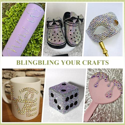 2000PCS SS20/5mm Crystal AB Rhinestones for Crafting DIY Nail Art Makeup Decoration
| Bedazzling Flatback Glass Rhinest