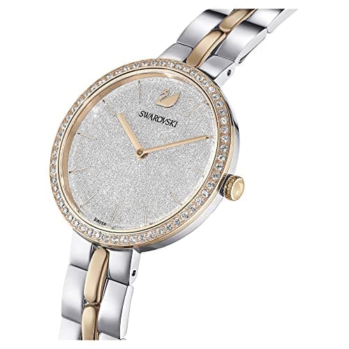 Swarovski Cosmopolitan Crystal Watch - Clear Crystals, Rose Gold Tone Finish, Women's Stylish Watch, Perfect For Special
