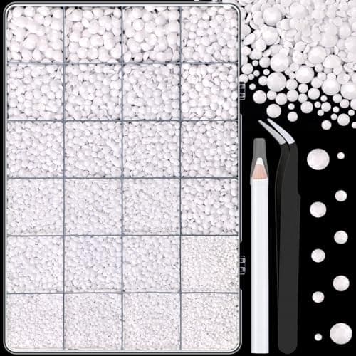 25000 Pcs Silver Clear Flatback Rhinestones for DIY Crafts
| Bedazzling Crystal with 3 Pcs 10ml B7000 Jewelry Glue for