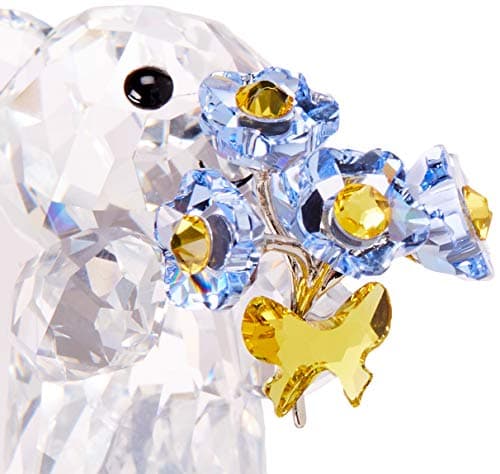 Swarovski Kris Bear Forget-me-not Crystal ornament for girls holidays