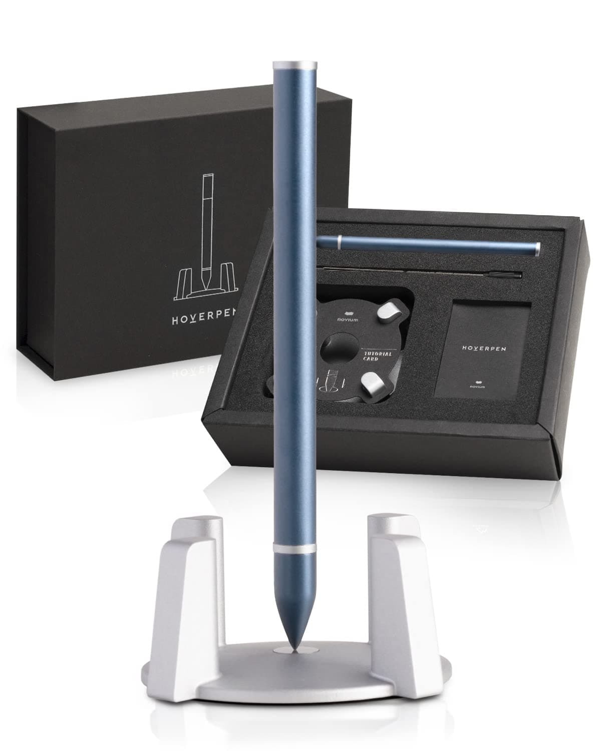 Novium Hoverpen Luxury Pen for Men & Women, Vertically Standing Executive Ballpoint Pen with Top Grade Free-Flowing Ink