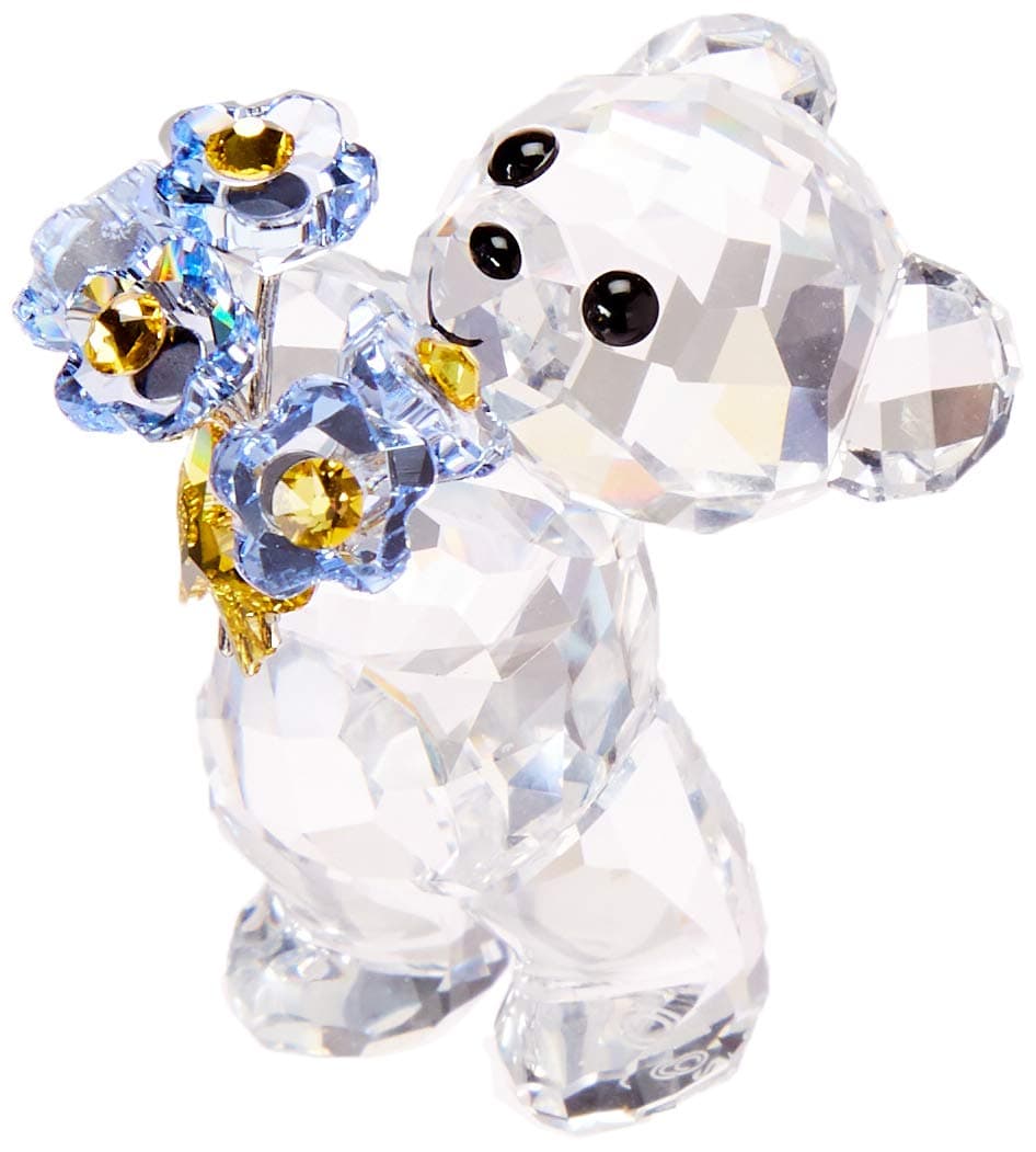 Swarovski Kris Bear Forget-me-not Crystal ornament for girls holidays