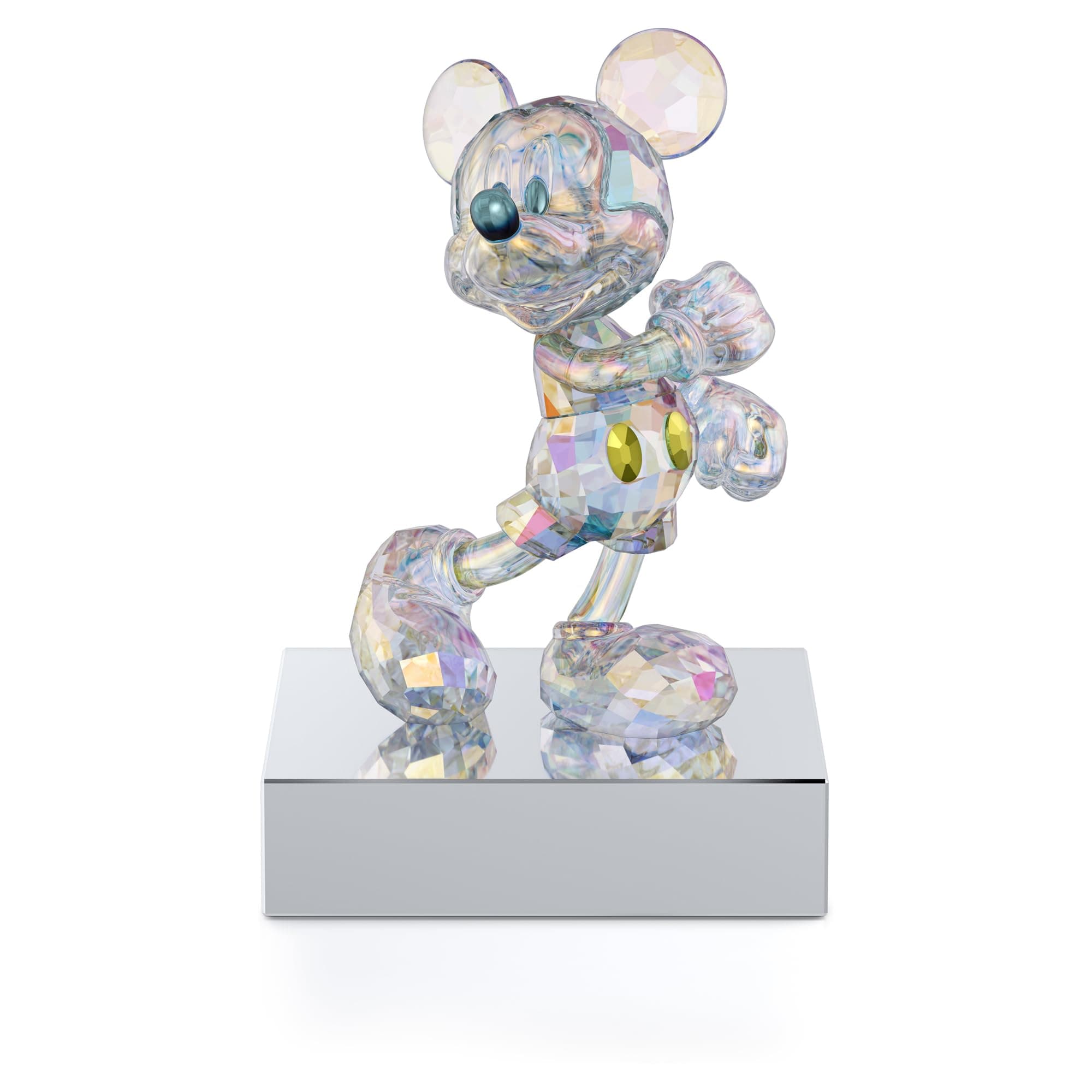 Swarovski Disney Mickey & Friends Mickey Charms + Pendant Necklace for Kids + Everyday Wear + Sparkling Crystal + 925 St