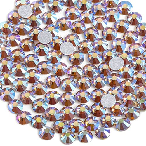 BEADSLAND Crystal Rhinestones Round Gems for Nail Art Craft Glue Fix
| BEADSLAND Flat Back Crystal Rhinestones for Nail
