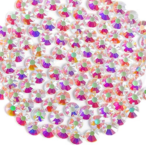 BEADSLAND Crystal Rhinestones Round Gems for Nail Art Craft Glue Fix
| BEADSLAND Flat Back Crystal Rhinestones for Nail